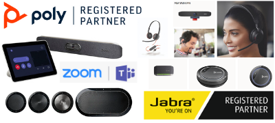 Poly Jabra Yealink Logitech Products